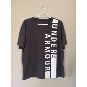 Under Armour Mens Large Dark Gray Grey The Girlfriend Tee Short Sleeve Shirt